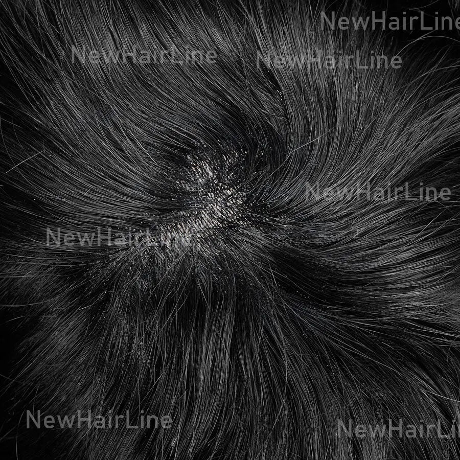 0.12mm Thick Stock Hair Replacement For Men New-Hair-Line
