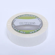 Load image into Gallery viewer, 3M Clear 12 Yards White Double Side Hold Hair System Tape Roll Toupee Tap New-Hair-Line