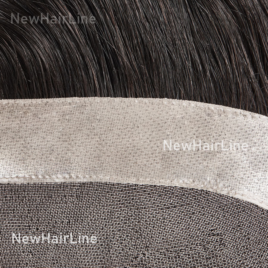 Fine Mono Base With Poly Around Hair Replacement New-Hair-Line