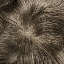 Load image into Gallery viewer, Poly front and Mono Top Center Hair Replacement System New-Hair-Line