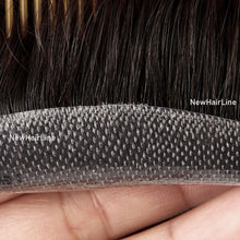 Load image into Gallery viewer, Poly Around Lace In Crown Hair System New-Hair-Line