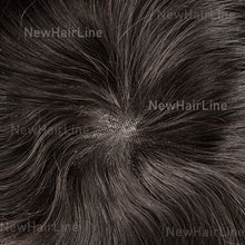 Load image into Gallery viewer, Poly Around Lace In Crown Hair System New-Hair-Line