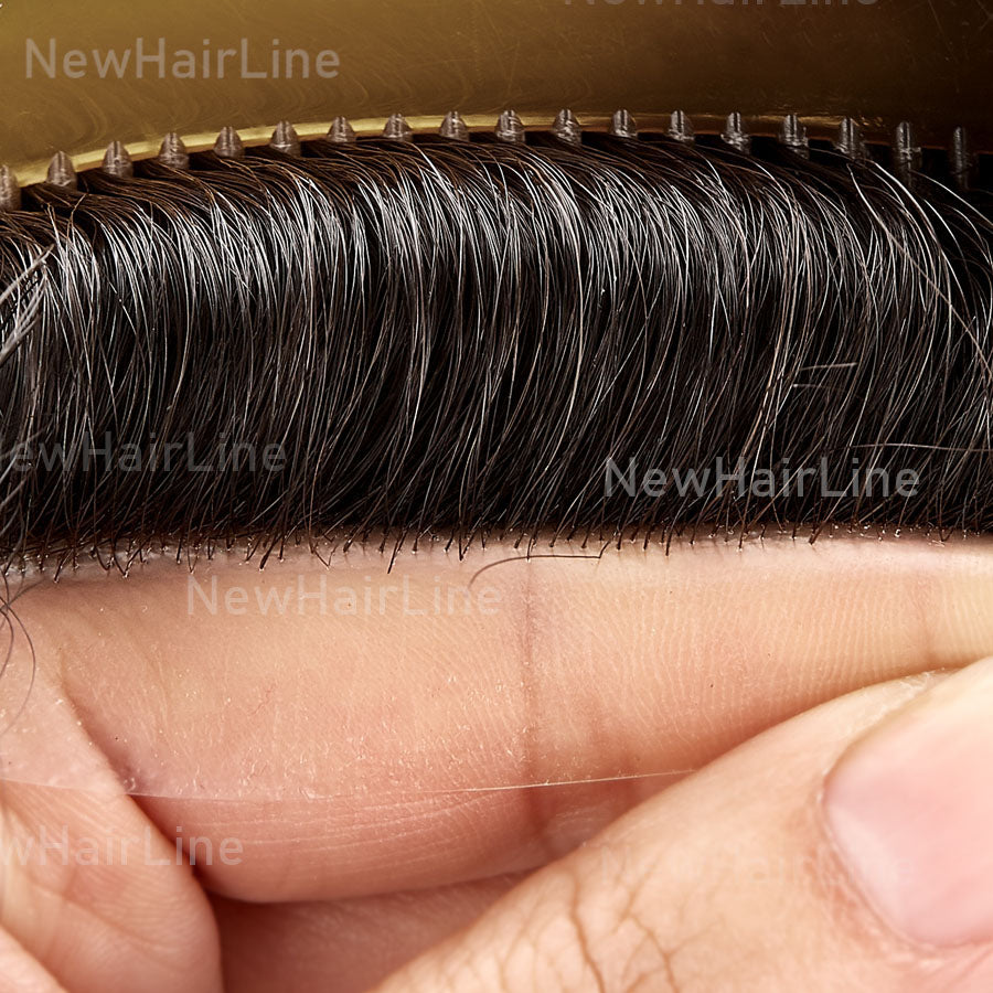 0.05mm Super Thin Skin Hair Replacement Systems New-Hair-Line