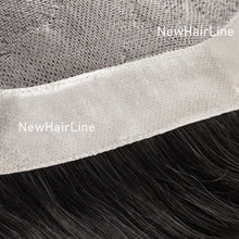 Load image into Gallery viewer, Fine Mono Base And Poly Around Stock Hair System For Men New-Hair-Line
