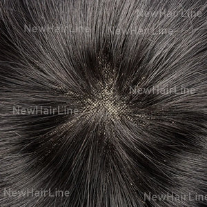 Lace Center With Poly Back Stock Hair System New-Hair-Line