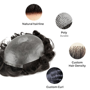 0.03mm Super Thin Skin Hairpieces For Men New-Hair-Line