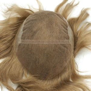 French Lace Hairpiece Closure Down Hair Replacement Systems New-Hair-Line