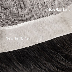 Fine Mono Base With Poly Around Hair Replacement New-Hair-Line