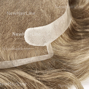 French Lace And Poly Back Hair System New-Hair-Line