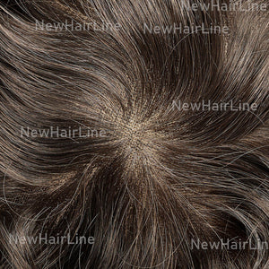 Full Swiss Lace Stock Hair Replacement New-Hair-Line