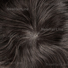 Load image into Gallery viewer, Poly Around Lace In Crown Hair System New-Hair-Line
