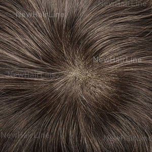 Skin PU Base Toupee Lace Frontal Hair System New-Hair-Line