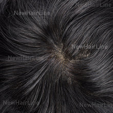 Load image into Gallery viewer, Thin PU Skin with French lace in Middle Toupee For Men New-Hair-Line
